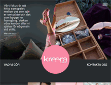 Tablet Screenshot of kreera.com